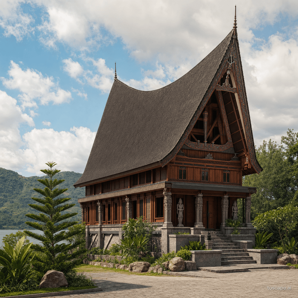 Batak Toba House architectural identity — Indonesia