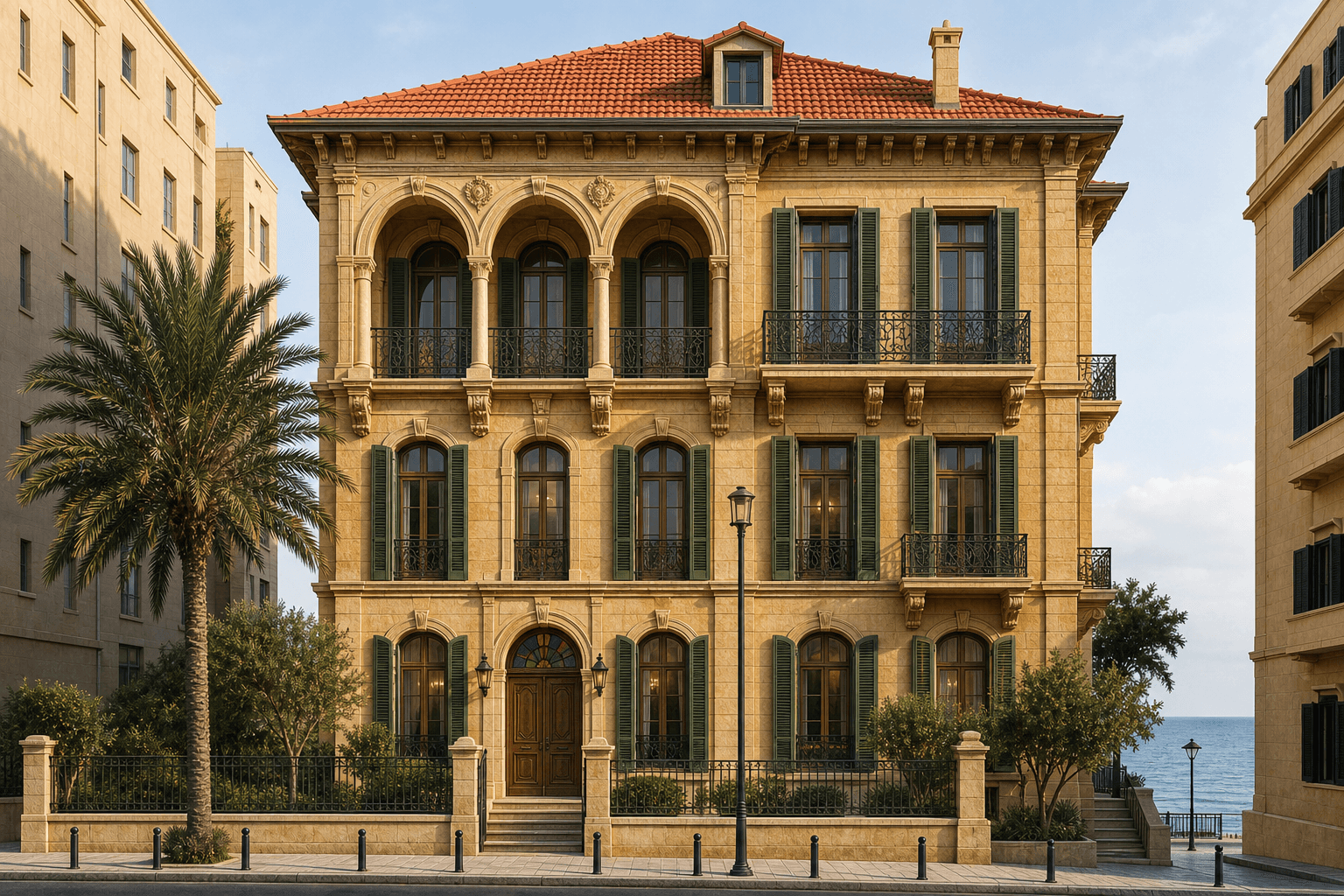 Beirut Coastal architectural identity — Lebanon