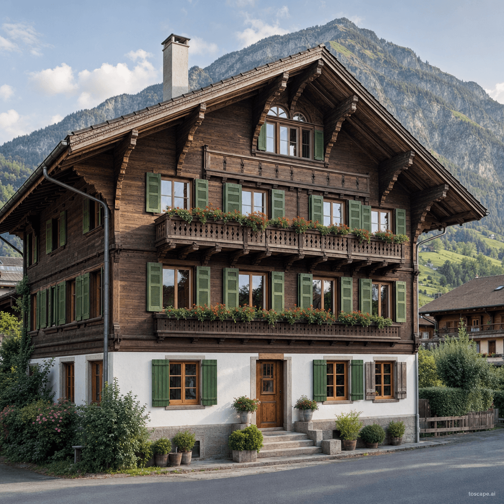 Bernese Oberland architectural identity — Switzerland