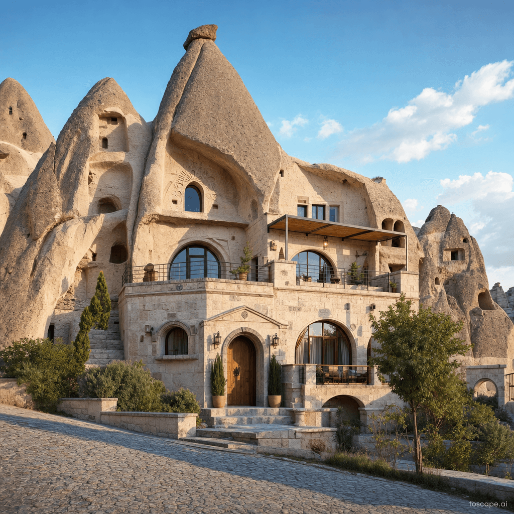 Cappadocia Cave Dwelling architectural identity — Turkey