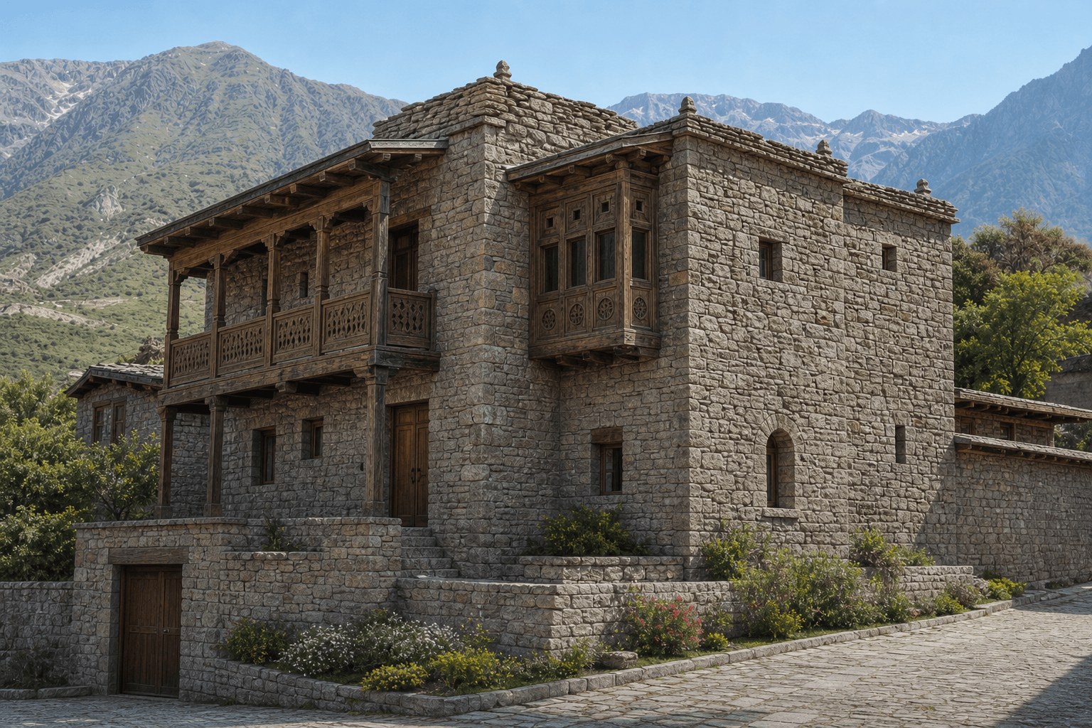 Caucasus Mountain architectural identity — Russia