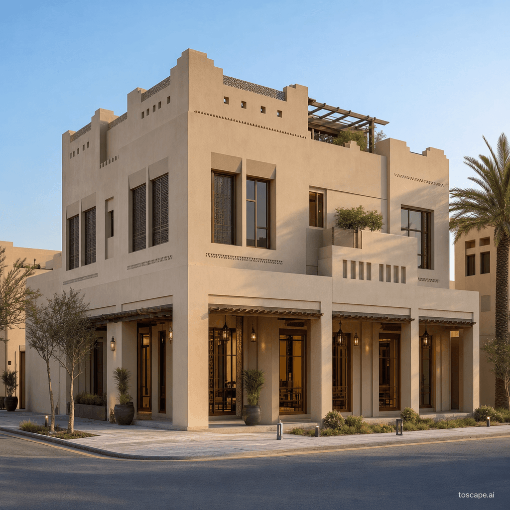 Central Najdi Transitional architectural identity — Saudi Arabia