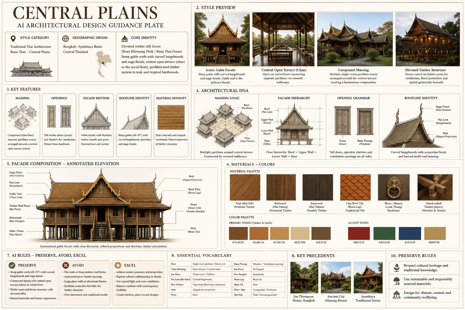 Central Plains hero plate — Thailand