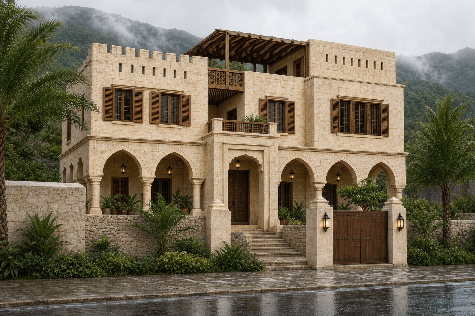 Dhofar Monsoon architectural identity — Oman