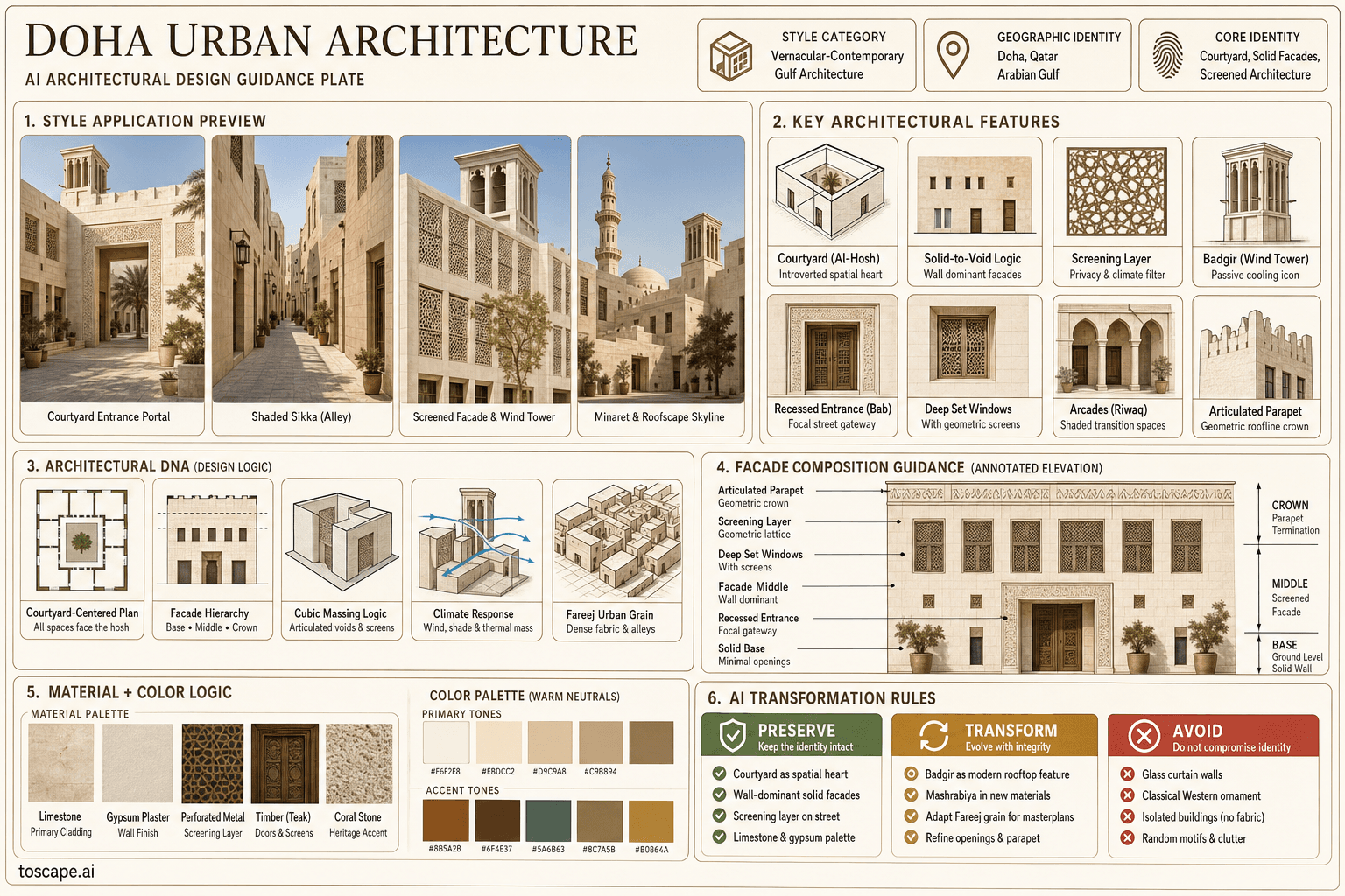 Doha Urban hero plate — Qatar