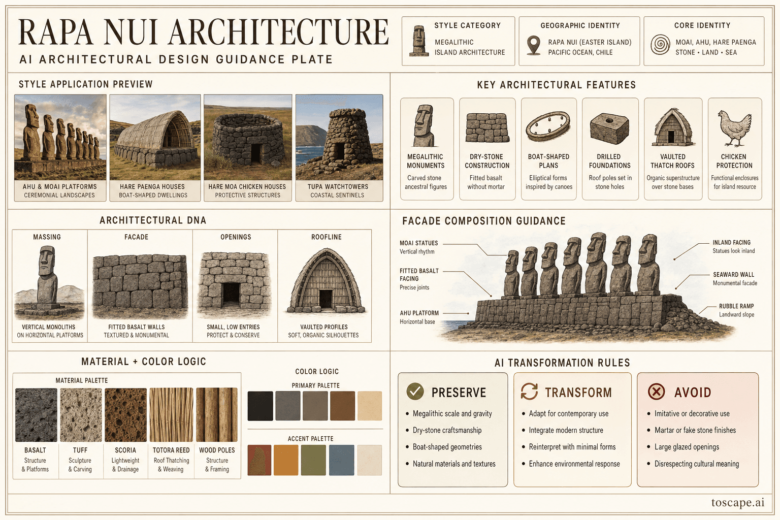 Rapa Nui hero plate — Chile