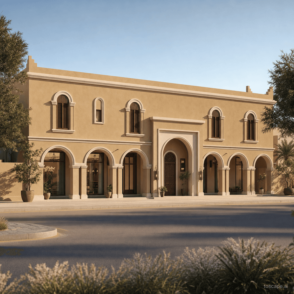 Eastern Najdi Transitional architectural identity — Saudi Arabia