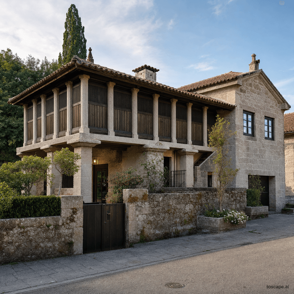 Galician Hórreo & Stone Village architectural identity — Spain