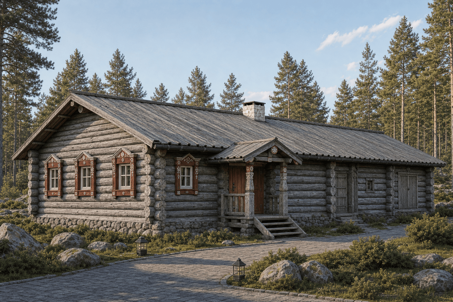 Karelian Log architectural identity — Russia