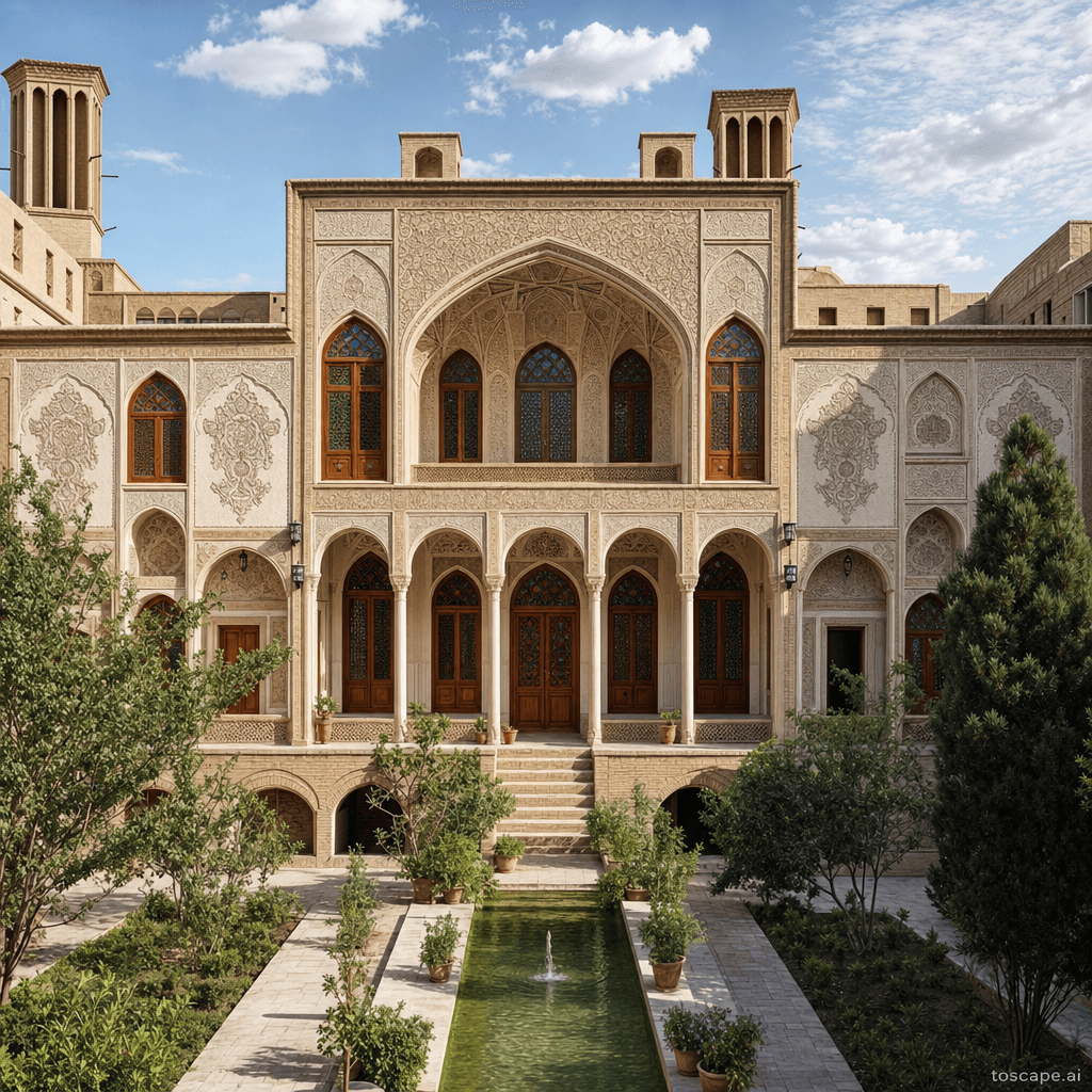 Kashan Courtyard House architectural identity — Iran