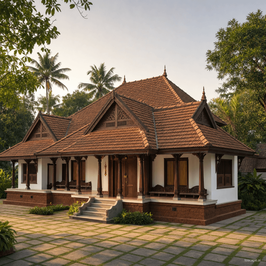 Kerala Nalukettu architectural identity — India