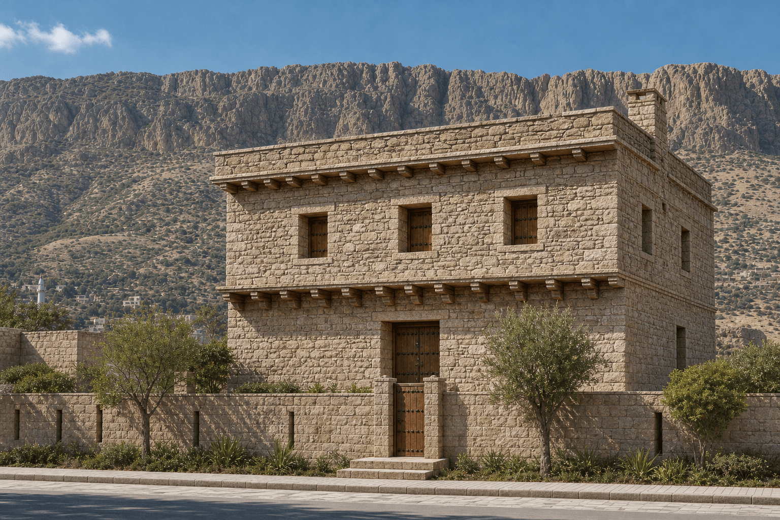 Kurdistan Mountain architectural identity — Iraq