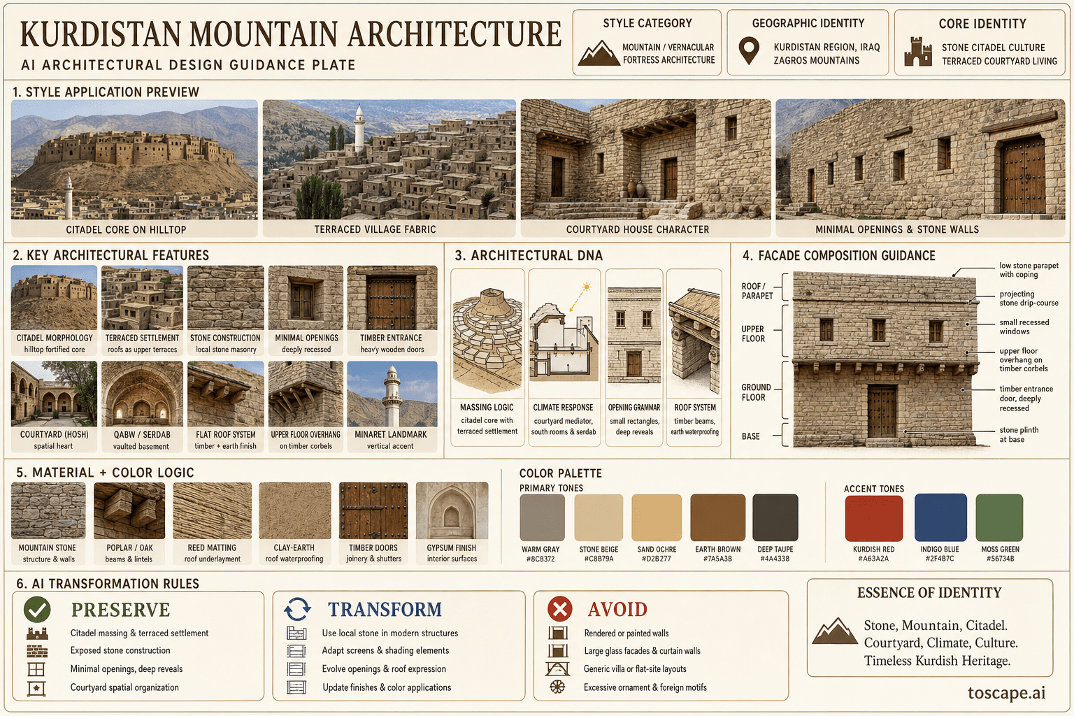 Kurdistan Mountain hero plate — Iraq