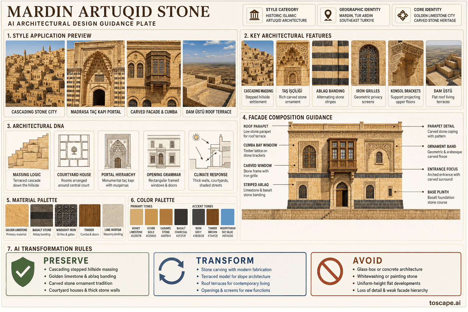 Mardin Artuqid Stone hero plate — Turkey