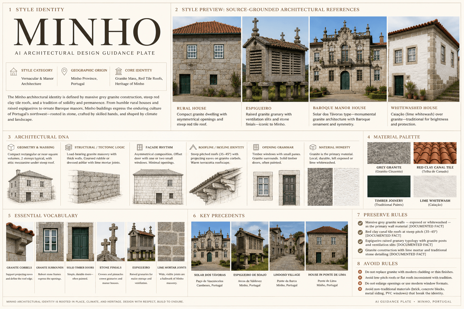 Minho hero plate — Portugal