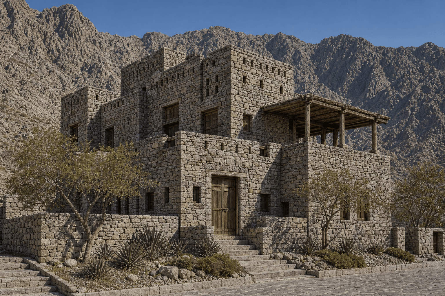 Musandam Mountain architectural identity — Oman