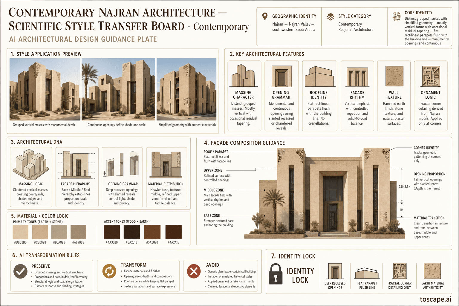 Najran Contemporary hero plate — Saudi Arabia