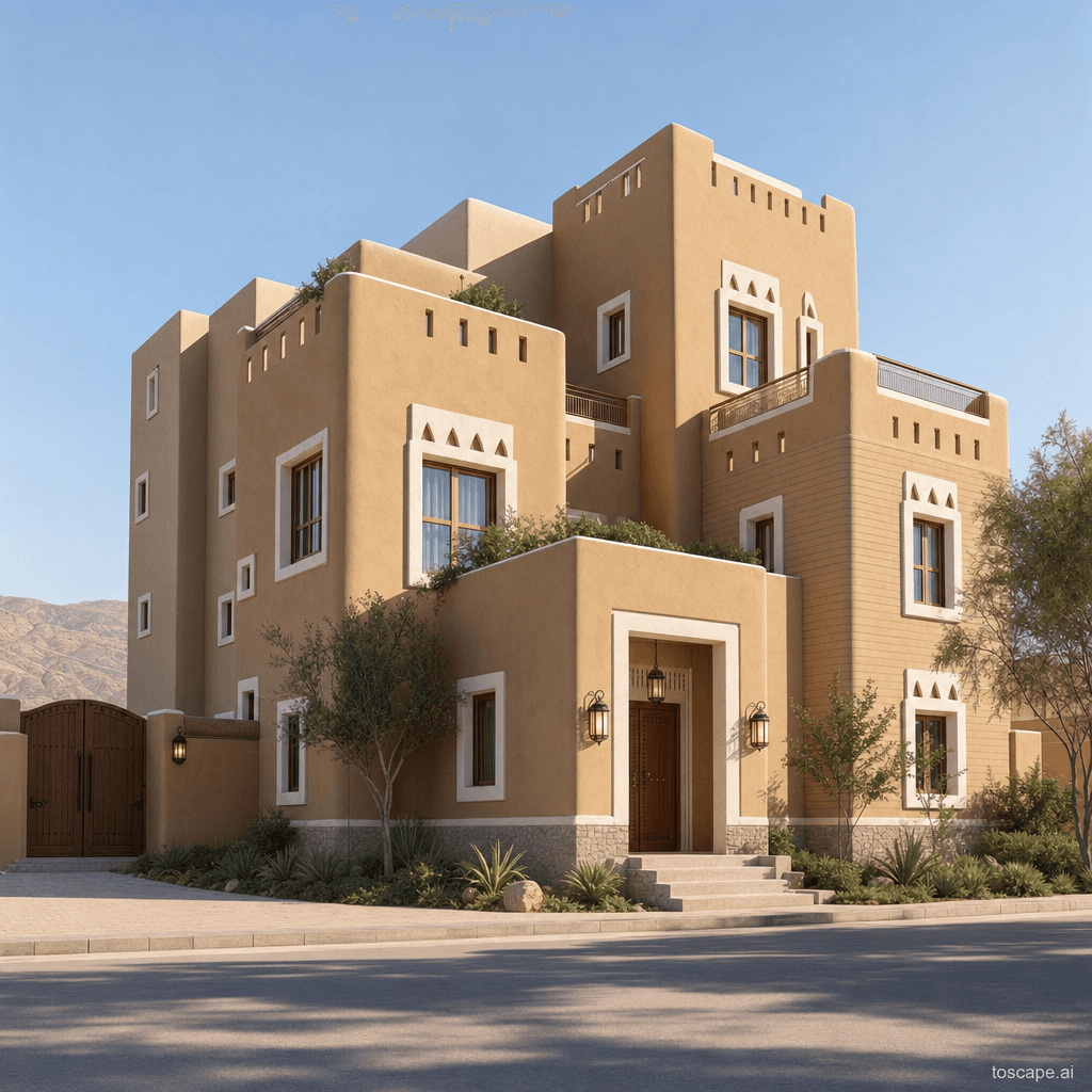 Najran Transitional architectural identity — Saudi Arabia