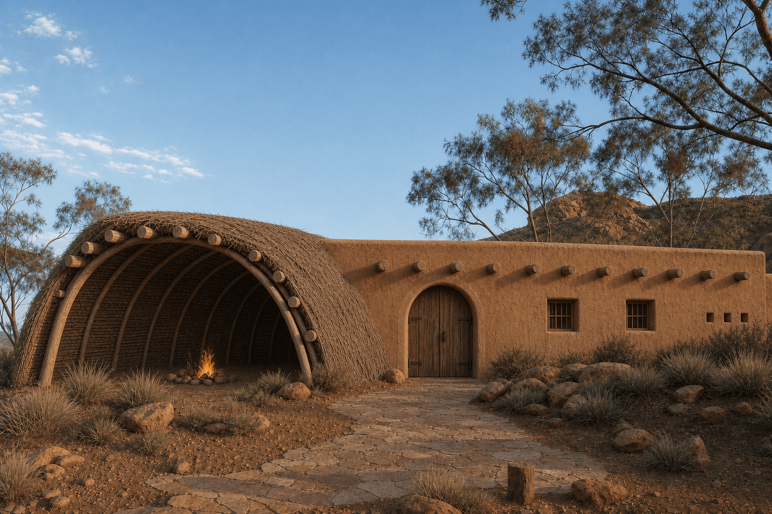 Aboriginal Desert architectural identity — Australia