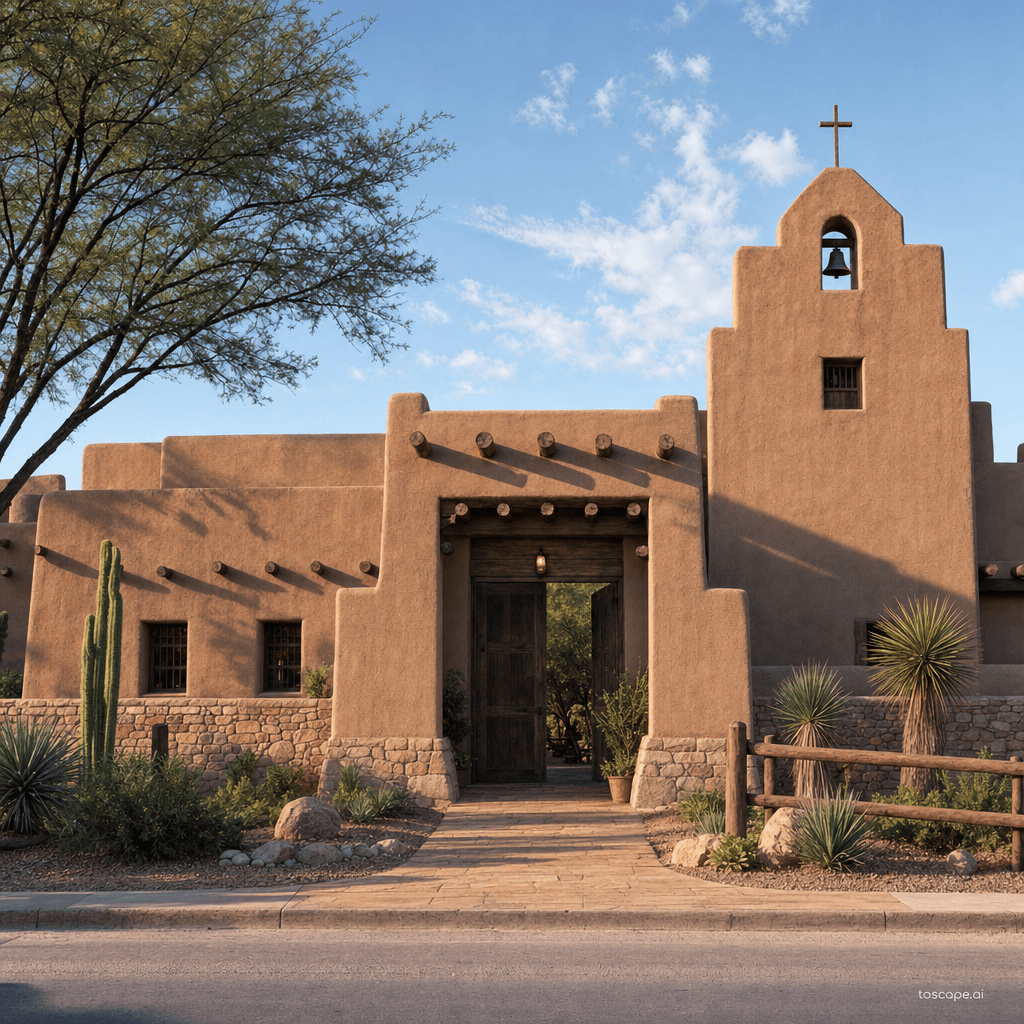 Northern Desert Adobe architectural identity — Mexico
