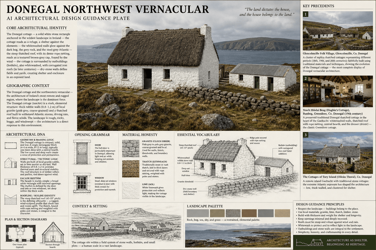 Donegal Northwest Vernacular hero plate — Ireland