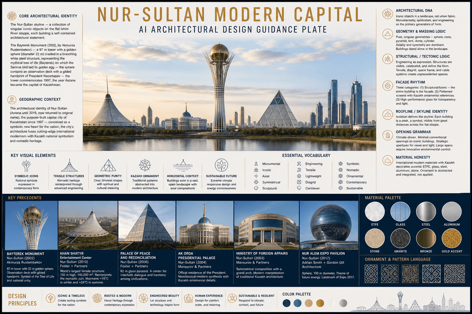 Nur-Sultan Modern Capital hero plate — Kazakhstan