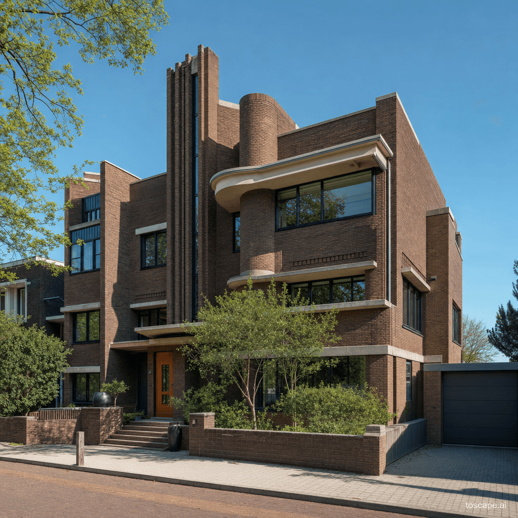 Dutch Rotterdam Modern Brick Expressionism architectural identity — Netherlands