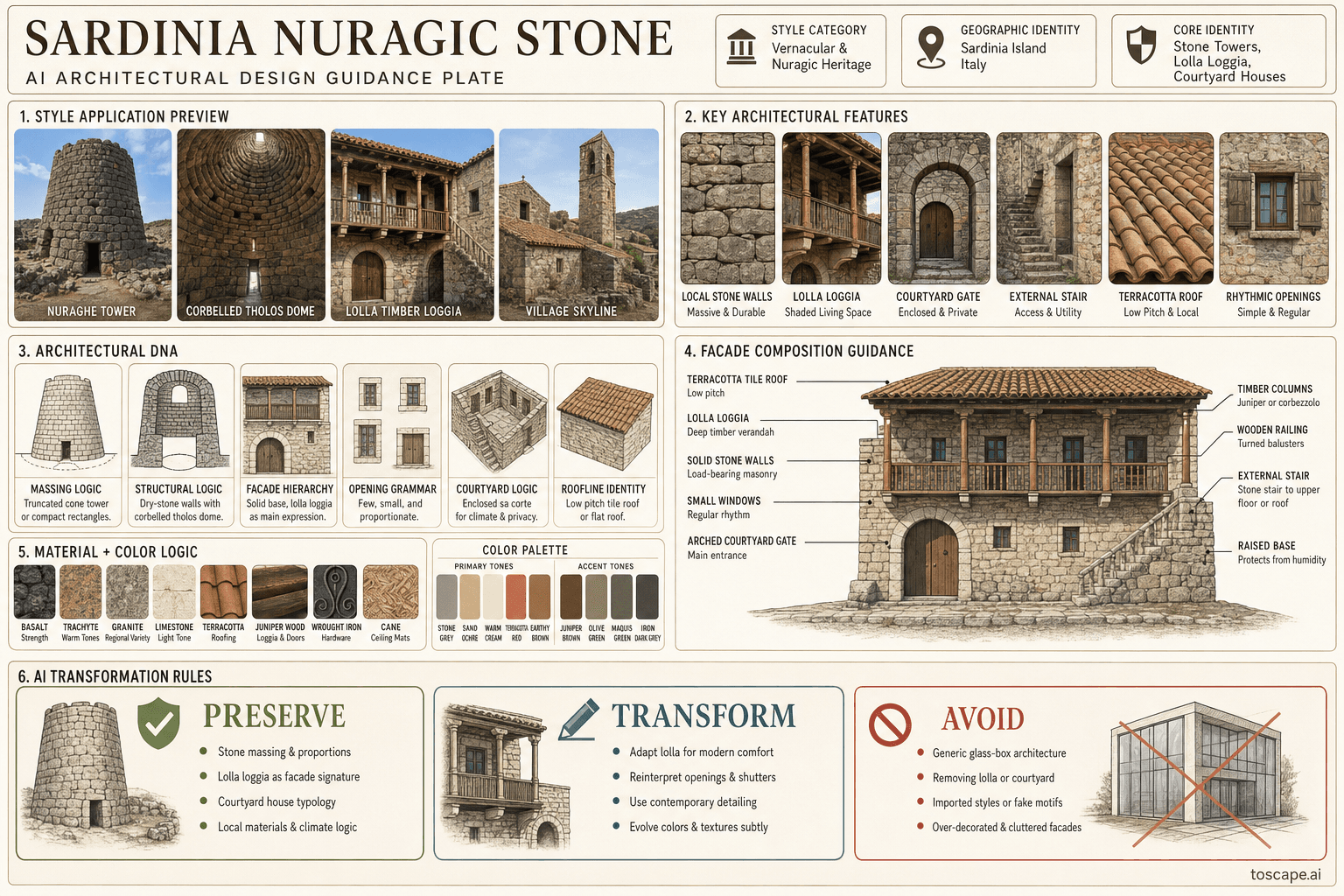 Sardinia Nuragic Stone hero plate — Italy