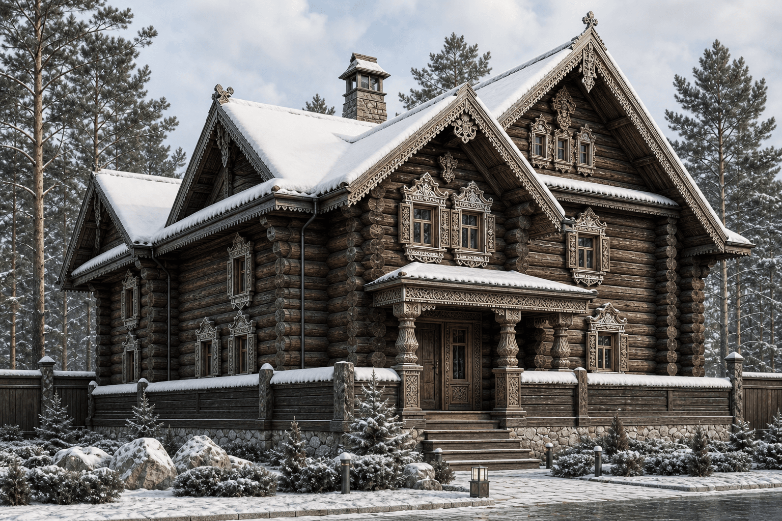 Siberian Log architectural identity — Russia