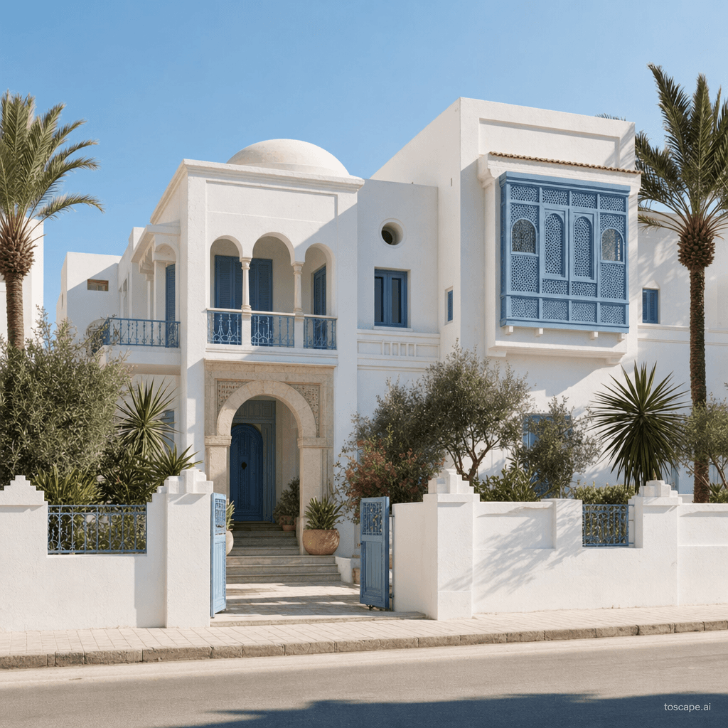 Sousse Sahel Coastal architectural identity — Tunisia