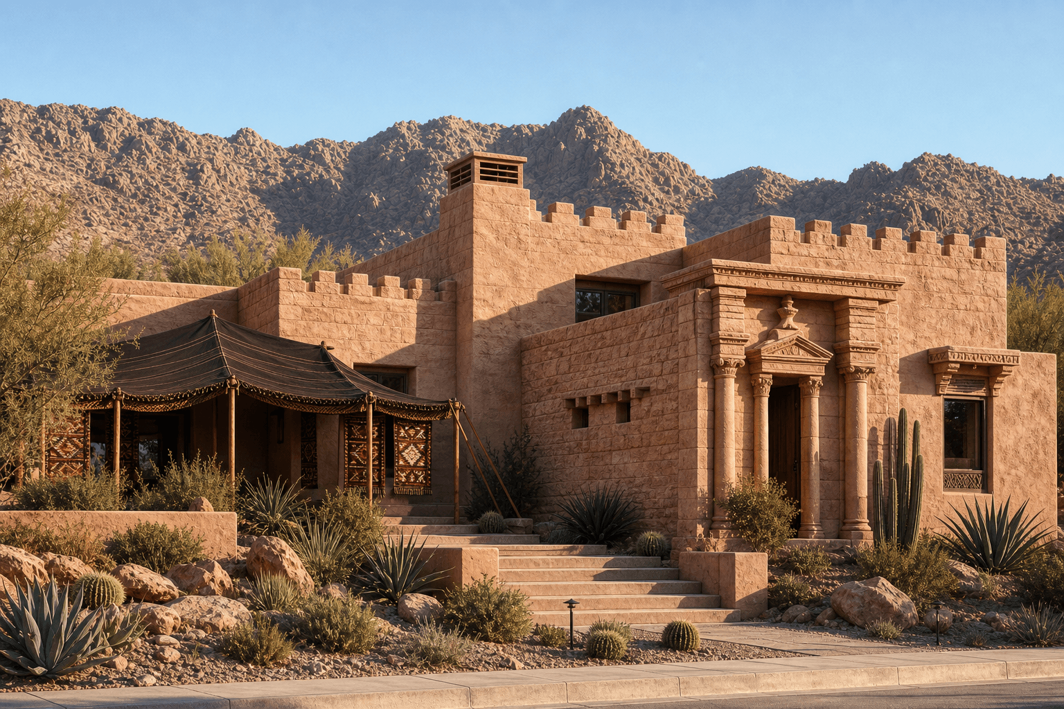 Southern Desert architectural identity — Jordan