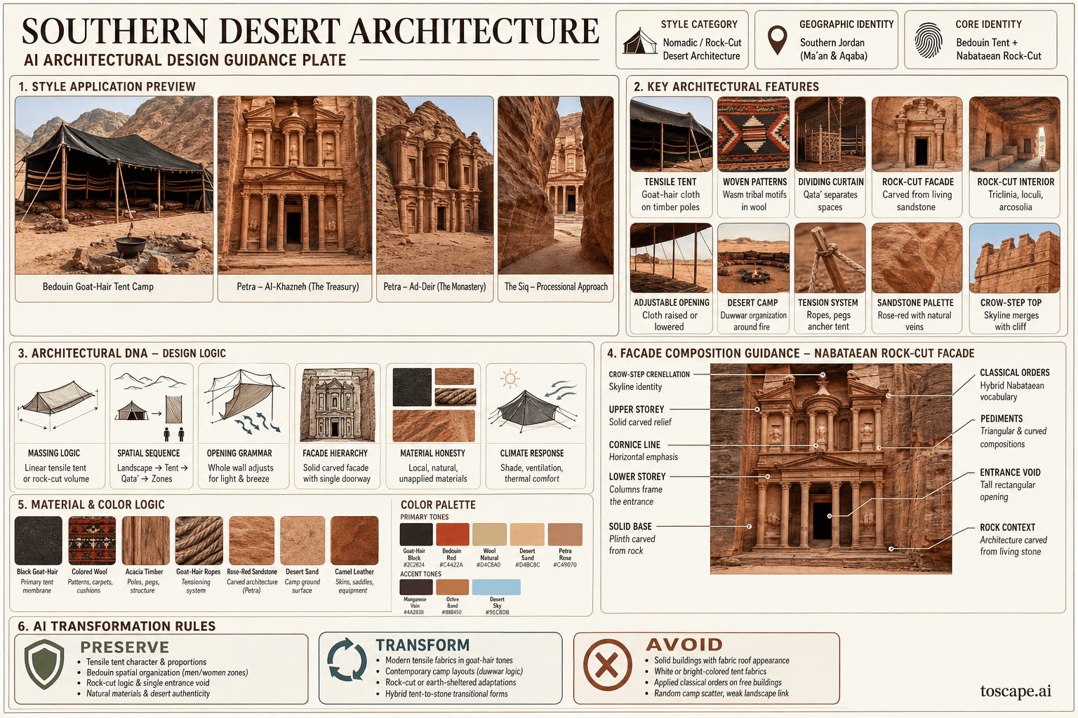 Southern Desert hero plate — Jordan