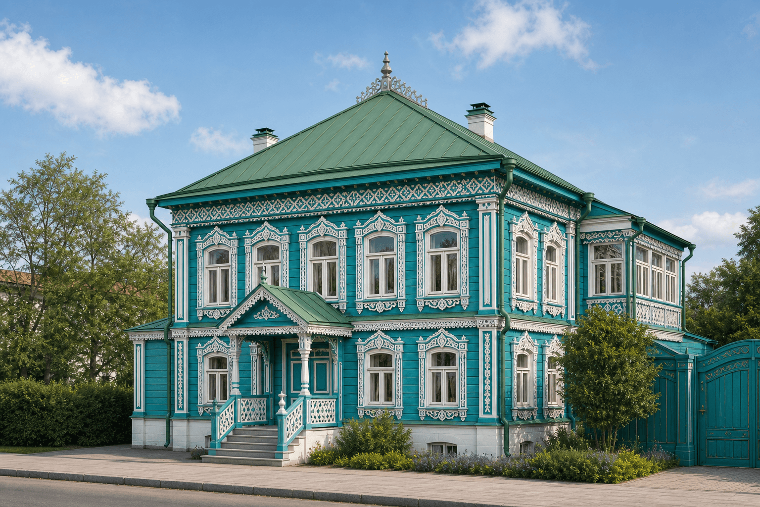 Tatarstan Wooden House architectural identity — Russia