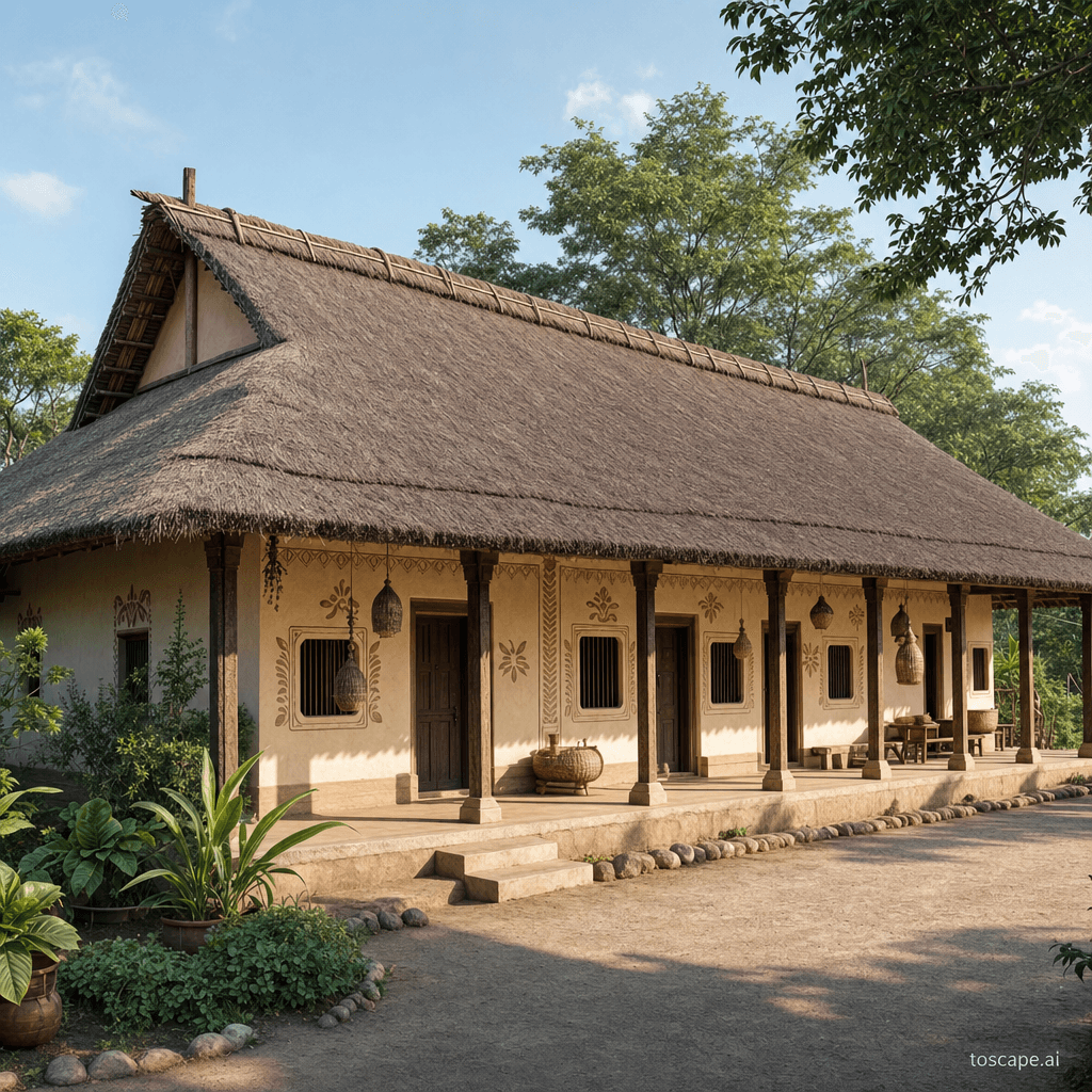Terai Tharu architectural identity — Nepal