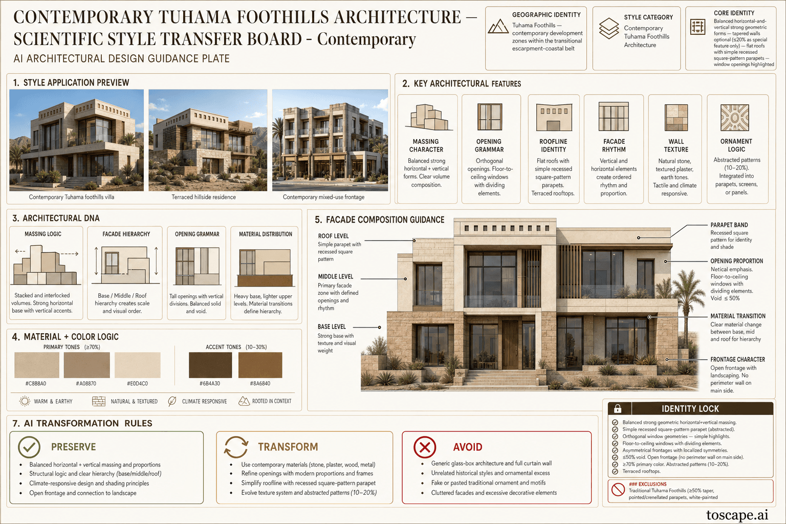 Tuhama Foothills Contemporary hero plate — Saudi Arabia