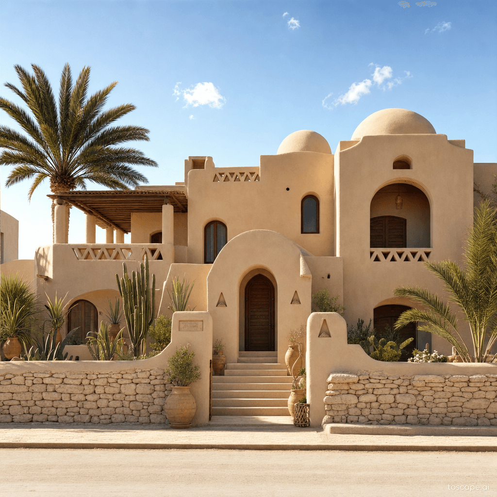 Southern Tunisia Desert architectural identity — Tunisia