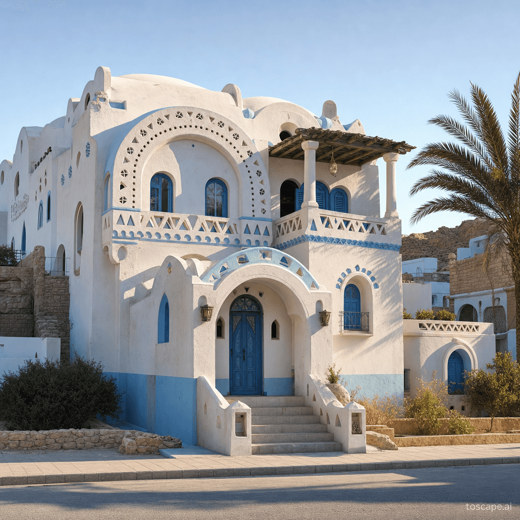 Upper Egypt Nubian architectural identity — Egypt
