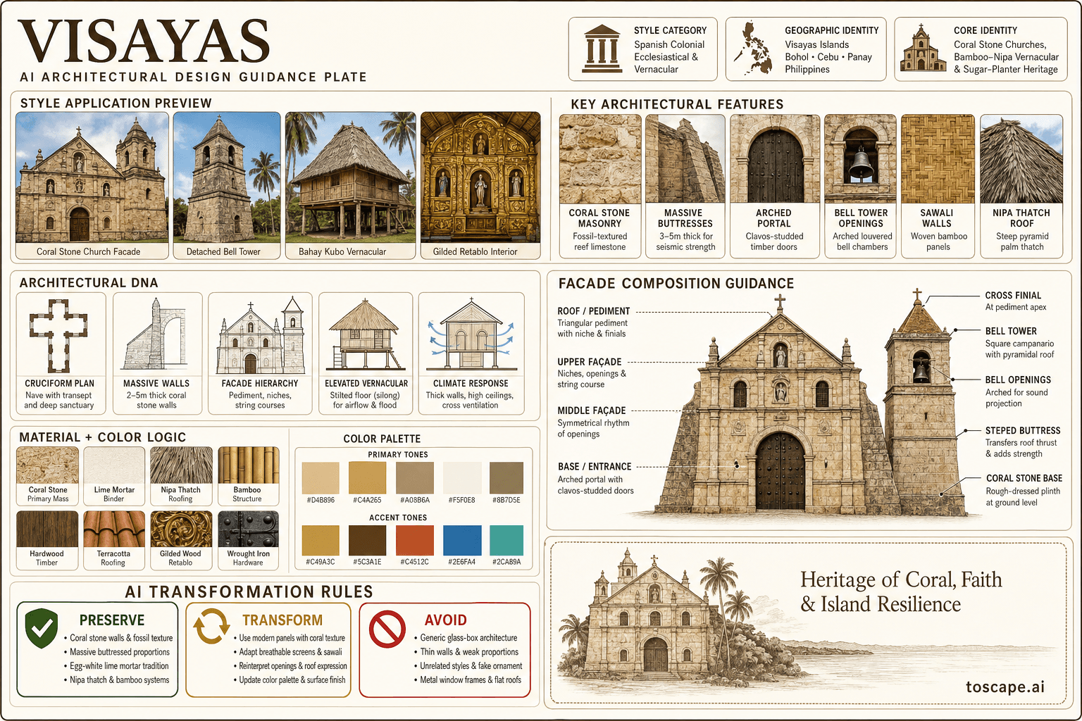 Visayas hero plate — Philippines